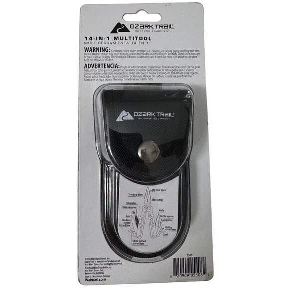 Ozark Trail 14-In-1 Multitool With SheathGift Stocking Stuffer Christmas New - Picture 3 of 7